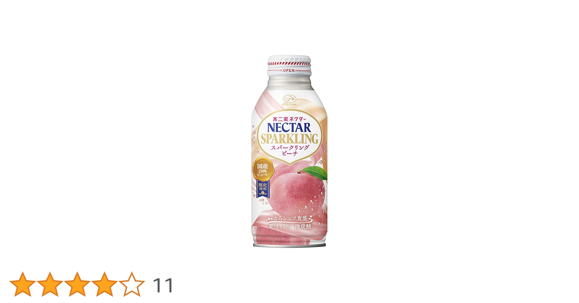 Amazon.co.jp: 伊藤園 不二家 ネクター スパークリングピーチ 380ml×24 Amazon.co.jp: 伊藤園 不二家 ネクター スパークリングピーチ 380ml×24